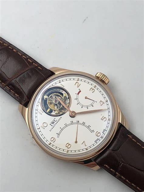 What is the movement on IWC Portugieser Tourbillon Mystère 